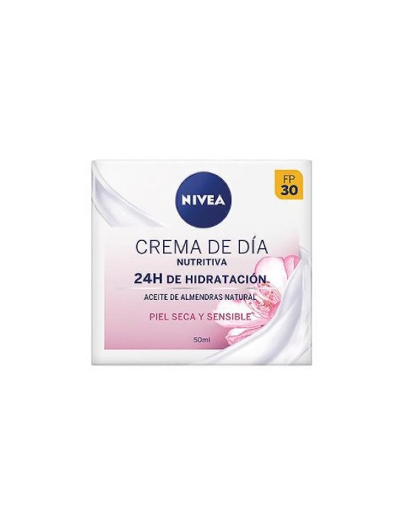 Nivea Crema De Día Nutritiva 24h Hidratación Piel Seca Y Sensible 50