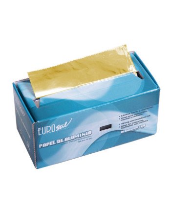Eurostil Profesional Papel De Aluminio Oro Rollo 100M 1Un