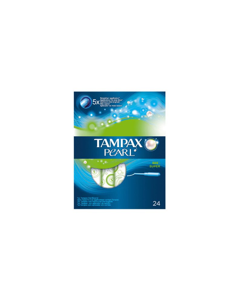 Tampax Pearl Super Tampones Con Aplicador 24