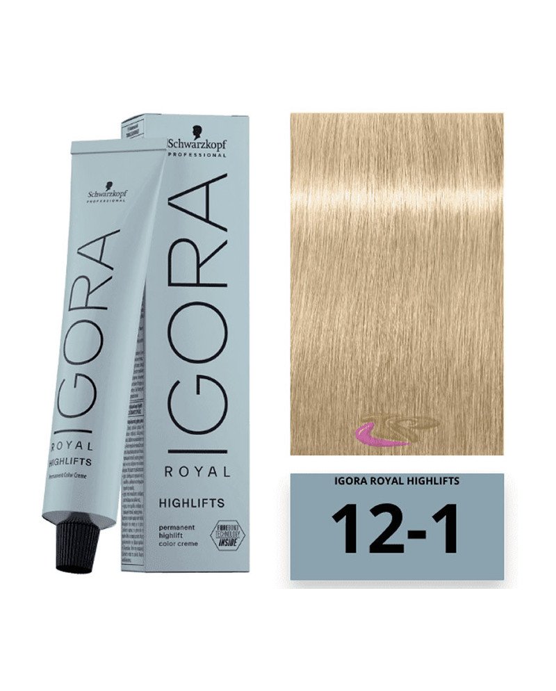 Schwarzkopf Igora Royal Highlifts Ceniza 12-1 60ml