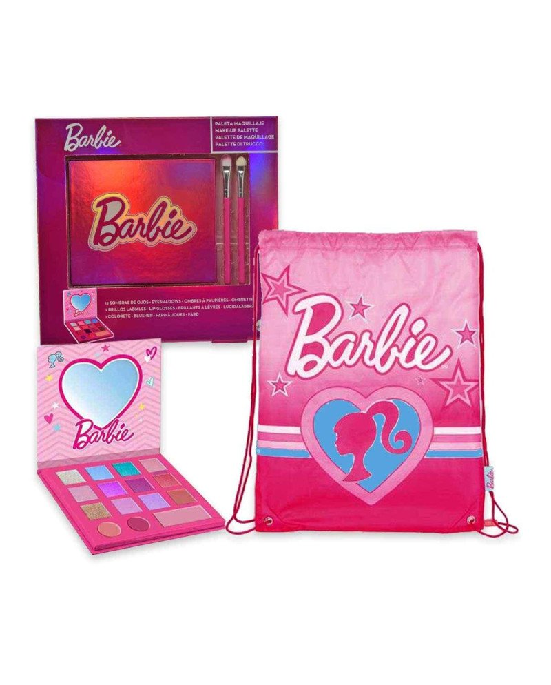 Barbie Niños Set Sombra De Ojos Y Brillo De Labios 1Un