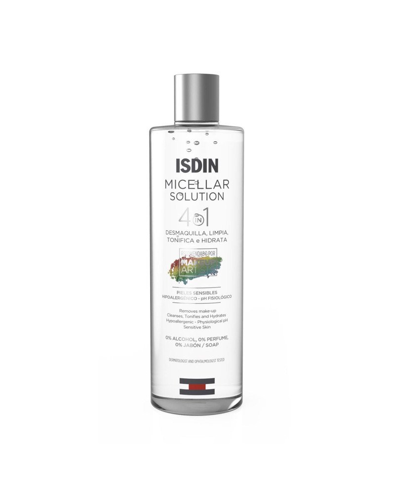 Isdin 4In1 Micellar Solution Solucion Sin Alcohol Pieles Sensibles 400Ml
