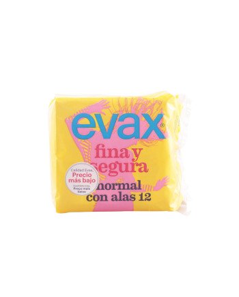 Evax Fina y Segura Normal Compresas Con Alas