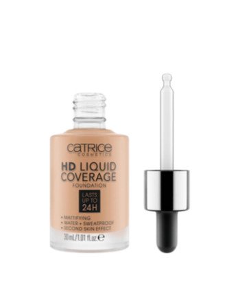 Catrice Hd Liquid Coverage Foundation Lasts Up Tp 24h 040 Warm Beige 3