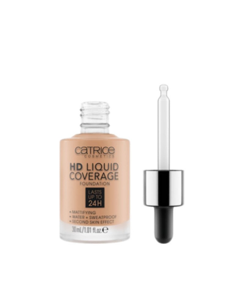 Catrice Hd Liquid Coverage Foundation Lasts Up Tp 24h 040 Warm Beige 3