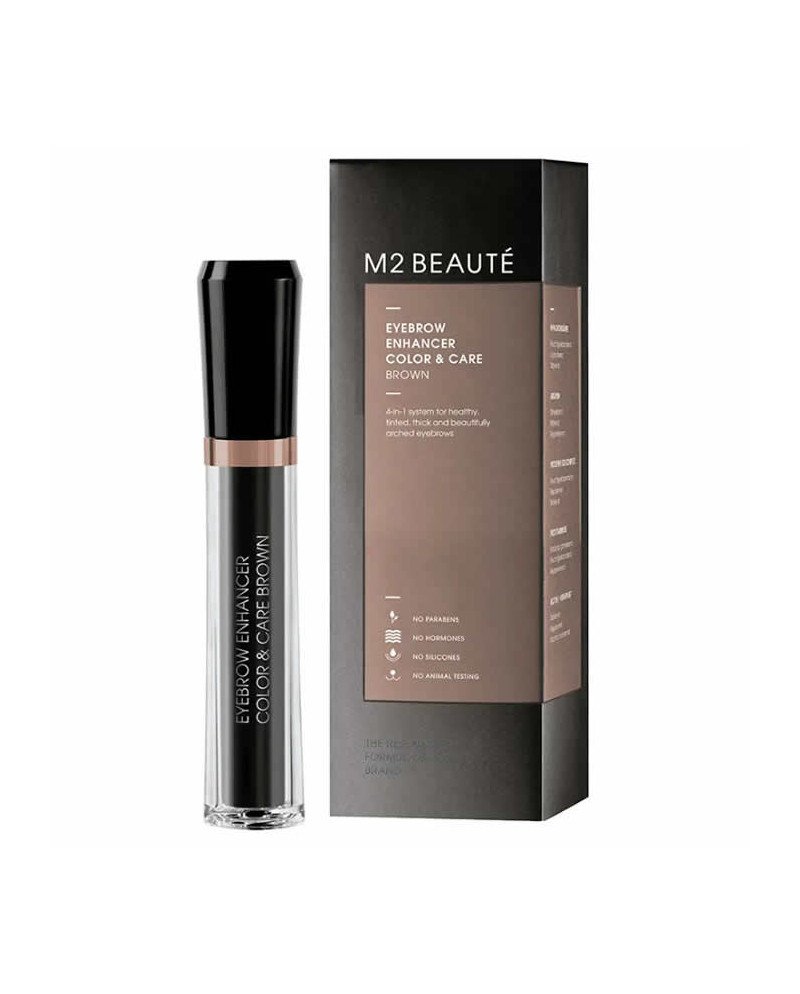 M2 Beauté Eyebrow Enhancer Color Care Brown 6ml