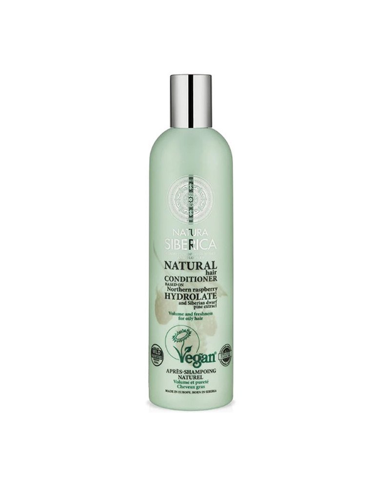 Natura Siberica Balsamo Natural Para Cabello Graso Volumen y Frescor 4