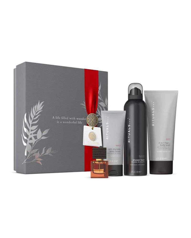 Rituals Homme Sport Locion Corporal 15Ml Vaporizador + Gel De Baño 1U  + Espuma De Baño 1U  + Eau De Parfum 15Ml Vaporizador