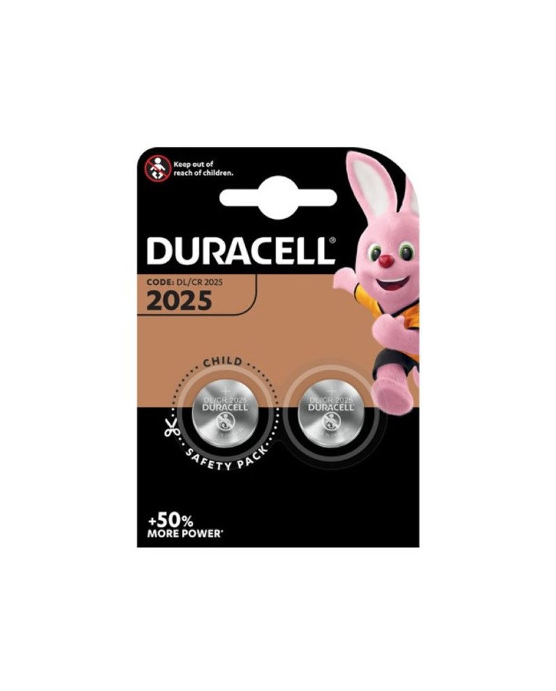 Duracell Pila Botón De Litio 3V 2025 DL/CR2025 2 Unidades