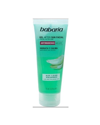 Babaria Anti-Manchas Aloe Y Acido Hialuronico Gel Facial After Sun 75Ml
