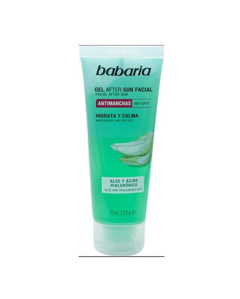 Babaria Anti-Manchas Aloe Y Acido Hialuronico Gel Facial After Sun 75Ml