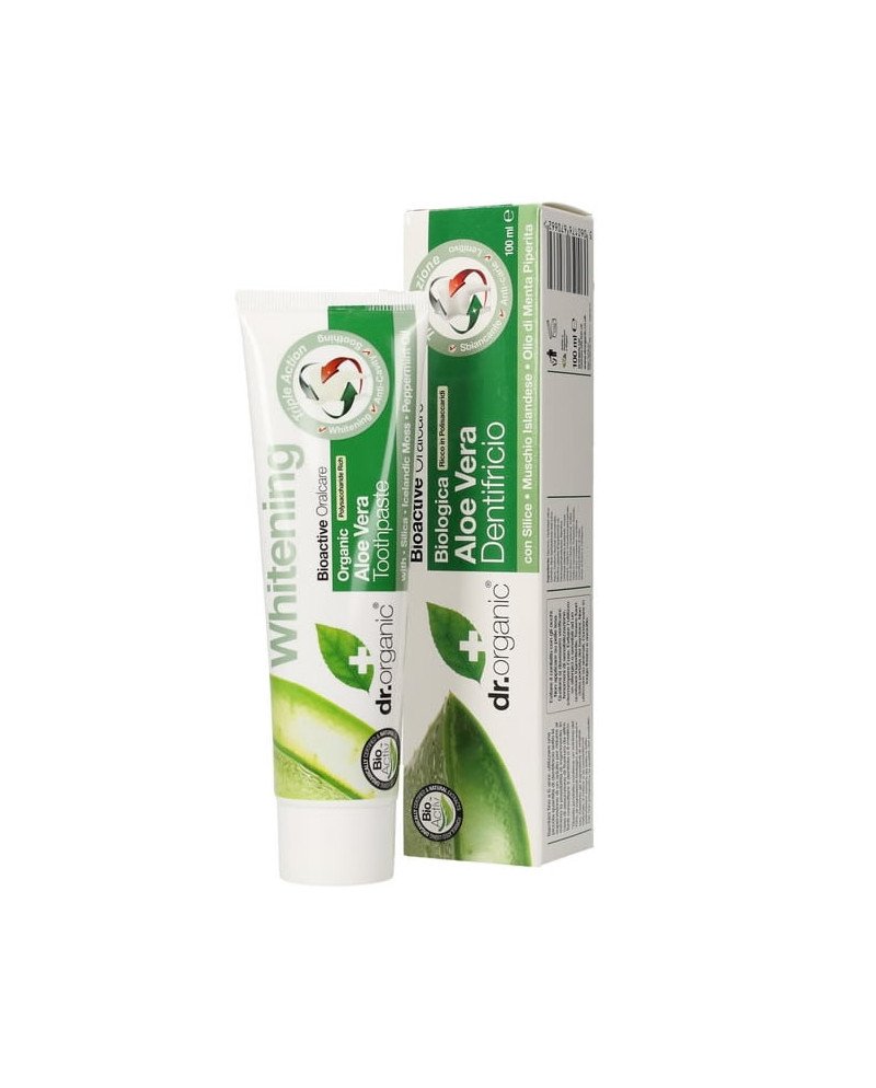 Dr Organic Aloe Vera Dentífrico 100ml