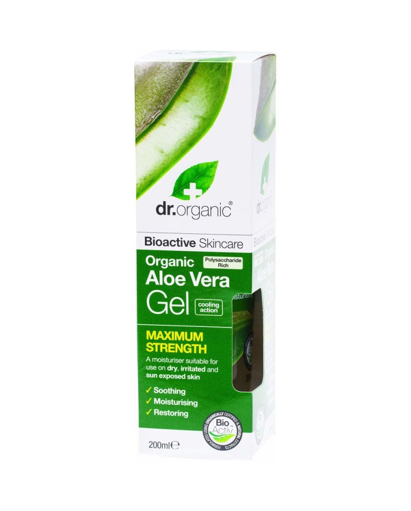 Dr Organic Aloe Vera Gel Maximum Strength 200ml