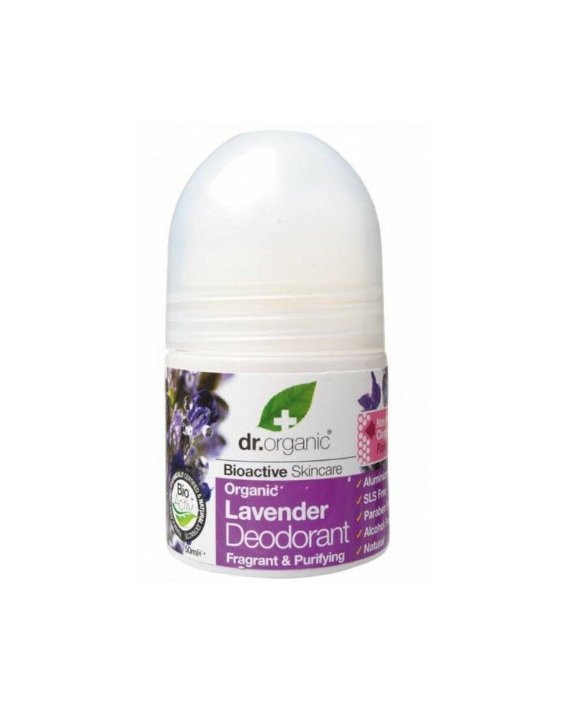 Dr Organic Lavender Desodorante Roll On 50ml