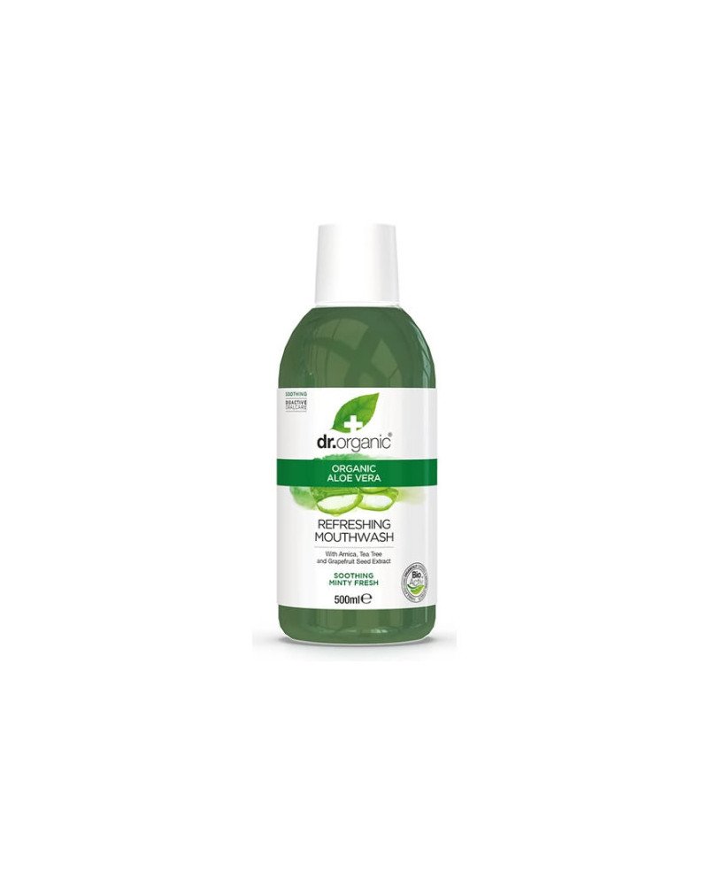 Dr. Organic Enjuague Bucal De Aloe Vera 500ml