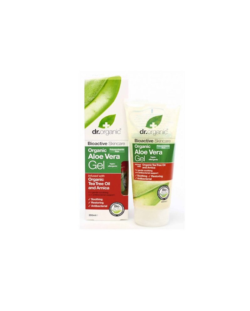 Dr Organic Aloe Vera Gel With Tea Tree 200ml