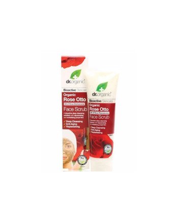 Dr Organic Rose Otto Exfoliante Facial 125ml
