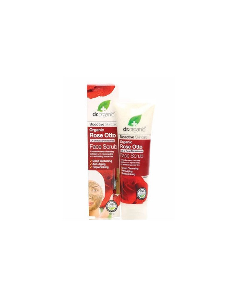 Dr Organic Rose Otto Exfoliante Facial 125ml