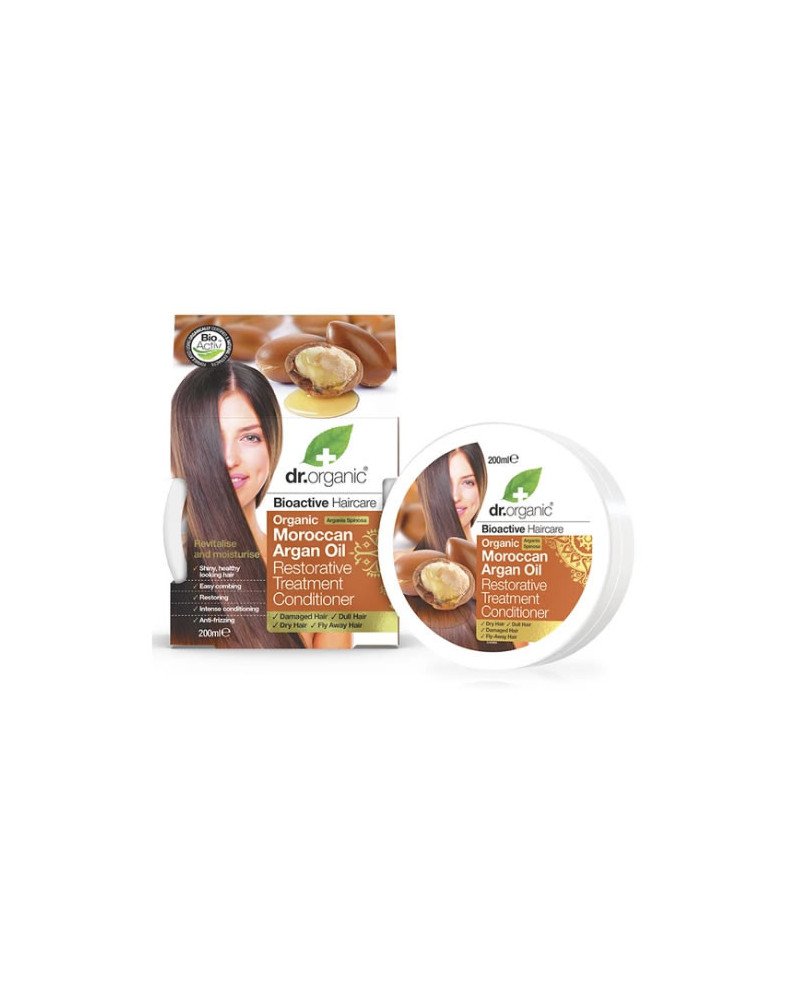 Dr. Organic Mascarilla Acondicionadora Capilar De Aceite Argán 200ml