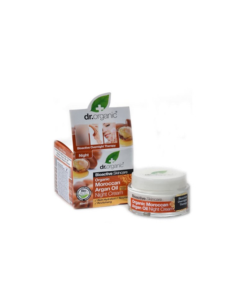 Dr Organic Moroccan Argan Oil Crema Hidratante De Noche 50ml