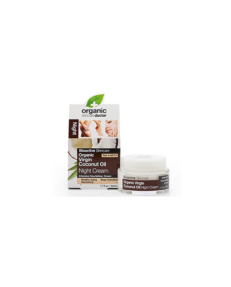 Dr Organic Virgin Coconut Oil Crema Hidratante De Noche 50ml