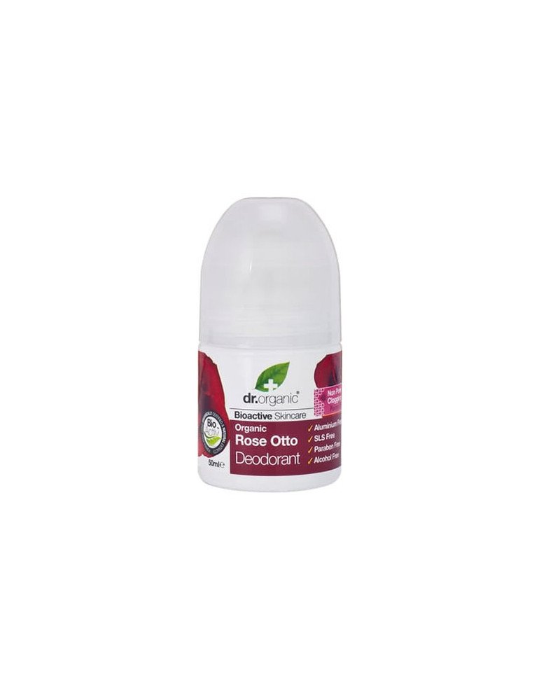 Dr Organic Rose Otto Desodorante Roll On 50ml