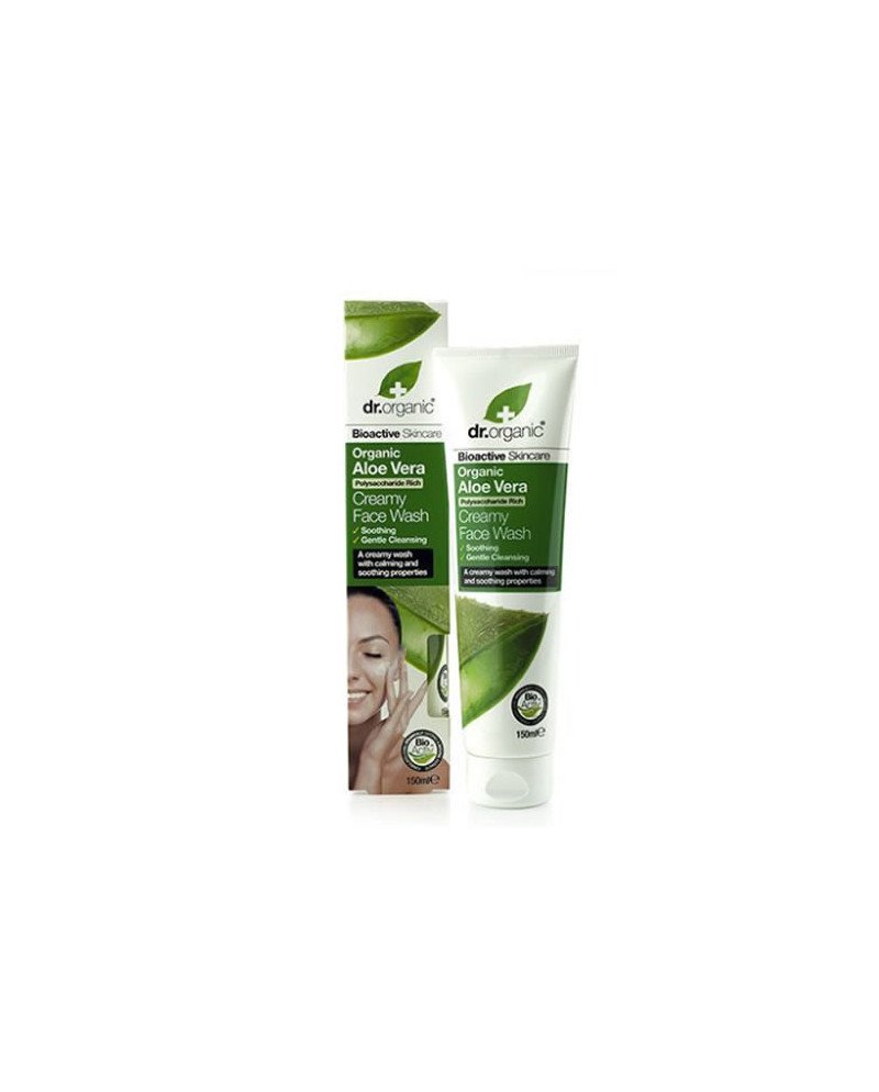 Dr Organic Aloe Vera Crema Facial Limpiadora 150ml
