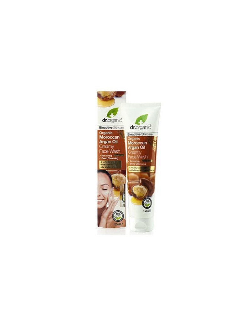 Dr Organic Moroccan Argan Oil Crema Facial Limpiadora 150ml
