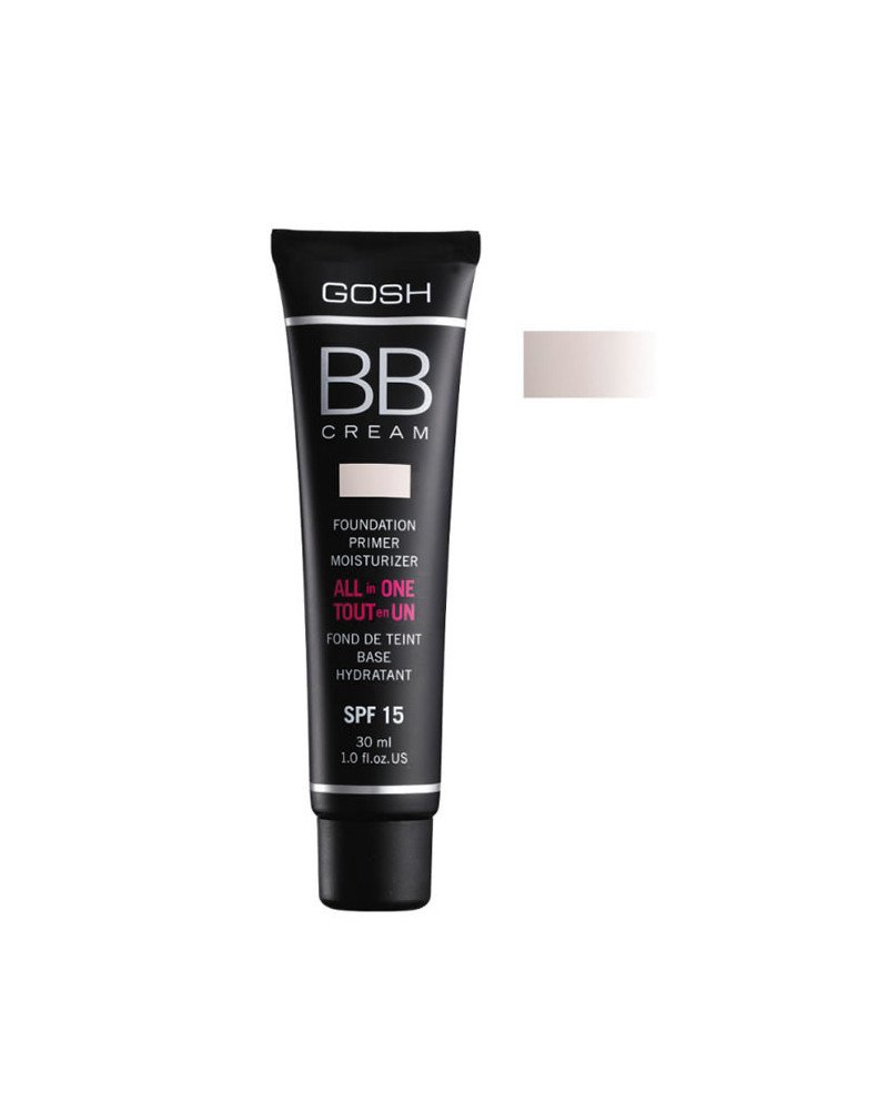 Gosh BB Cream Foundation Primer Moisturizer 01 Sand 30ml