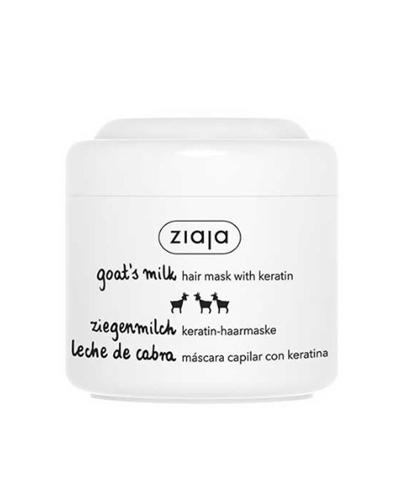 Ziaja Leche De Cabra Mascarilla Para El Cabello Fortalecedora con Kera