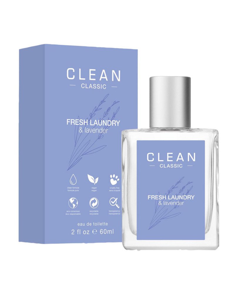 Clean Classic Eau De Toilette Fresh Laundry Lavender 60Ml Vaporizador