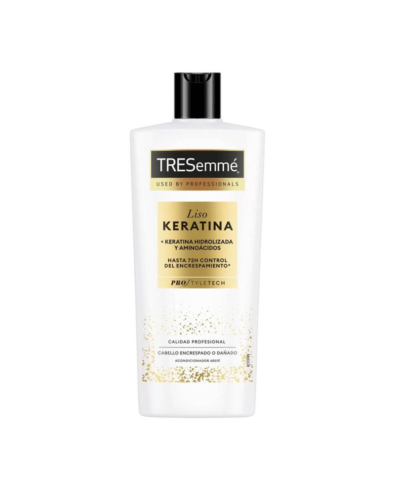 Tresemme Liso Keratina Acondicionador Cabello Encrespado 685Ml
