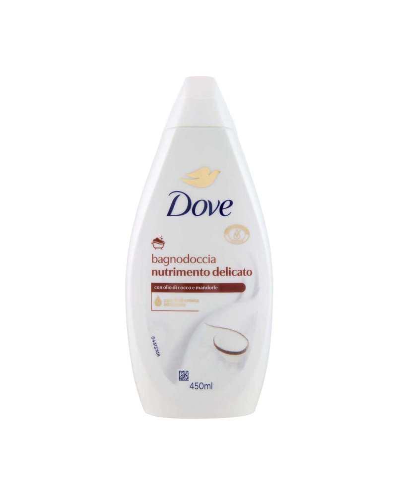 Dove Nutrimento Delicato Gel De Baño Aceite De Coco 450Ml