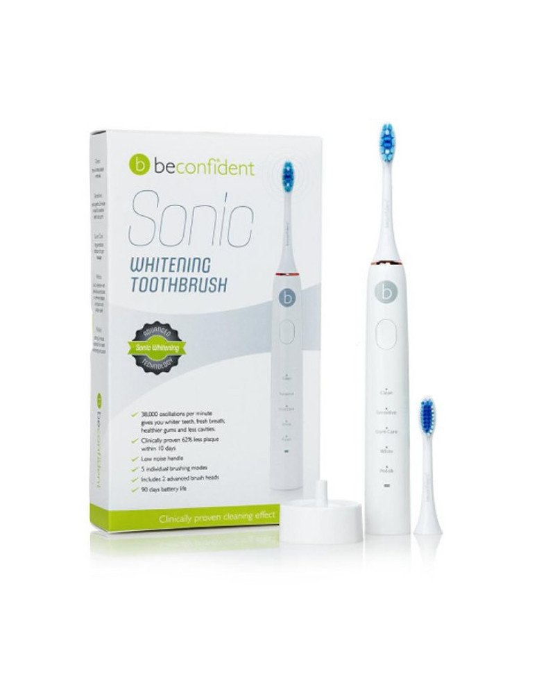 Beconfident Sonic Cepillo De Dientes Eléctrico Blanqueador Blanco-Oro