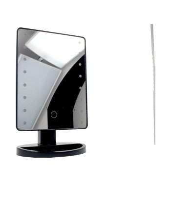 Carl and Son Makeup Mirror Led Light Black 525g