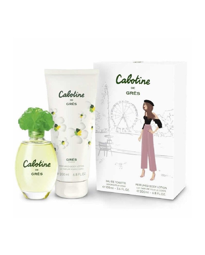 Gres Cabotine Eau De Toilette Spray 100ml Set 2 Piezas