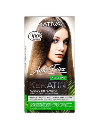 Kativa Keratin Anti-Frizz Alisado Sin Plancha Extra Shine