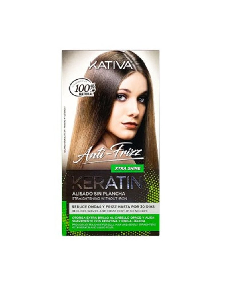 Kativa Keratin Anti-Frizz Alisado Sin Plancha Extra Shine