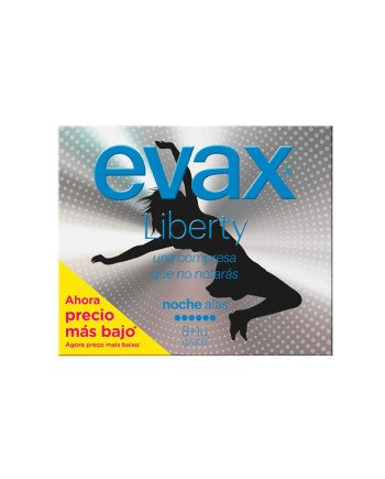 Evax Liberty Noche Normal Compresas Con Alas 9u