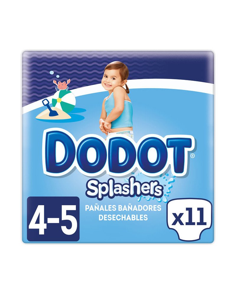 Dodot Splashers Pañales Bañadores T-4 11 Unidades