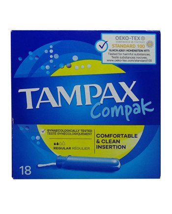 Tampax Compak Regular 18 Unidades