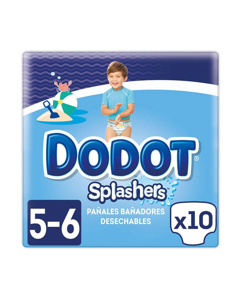 Dodot Splashers Pañales Bañadores T-5 10 Unidades