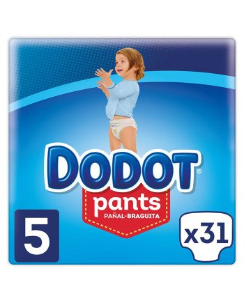 Dodot Pants Pañal-Braguita T-5 31 Unidades