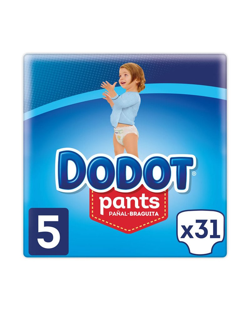 Dodot Pants Pañal-Braguita T-5 31 Unidades
