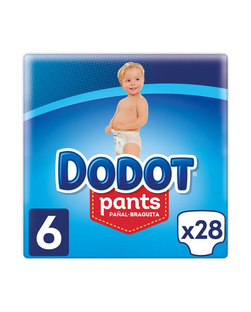 Dodot Pants Pañal-Braguita T-6 28 Unidades