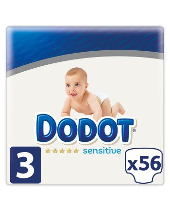 Dodot Sensitive Pañales T-3 56 Unidades