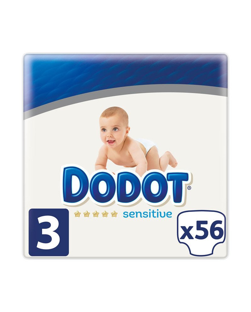 Dodot Sensitive Pañales T-3 56 Unidades
