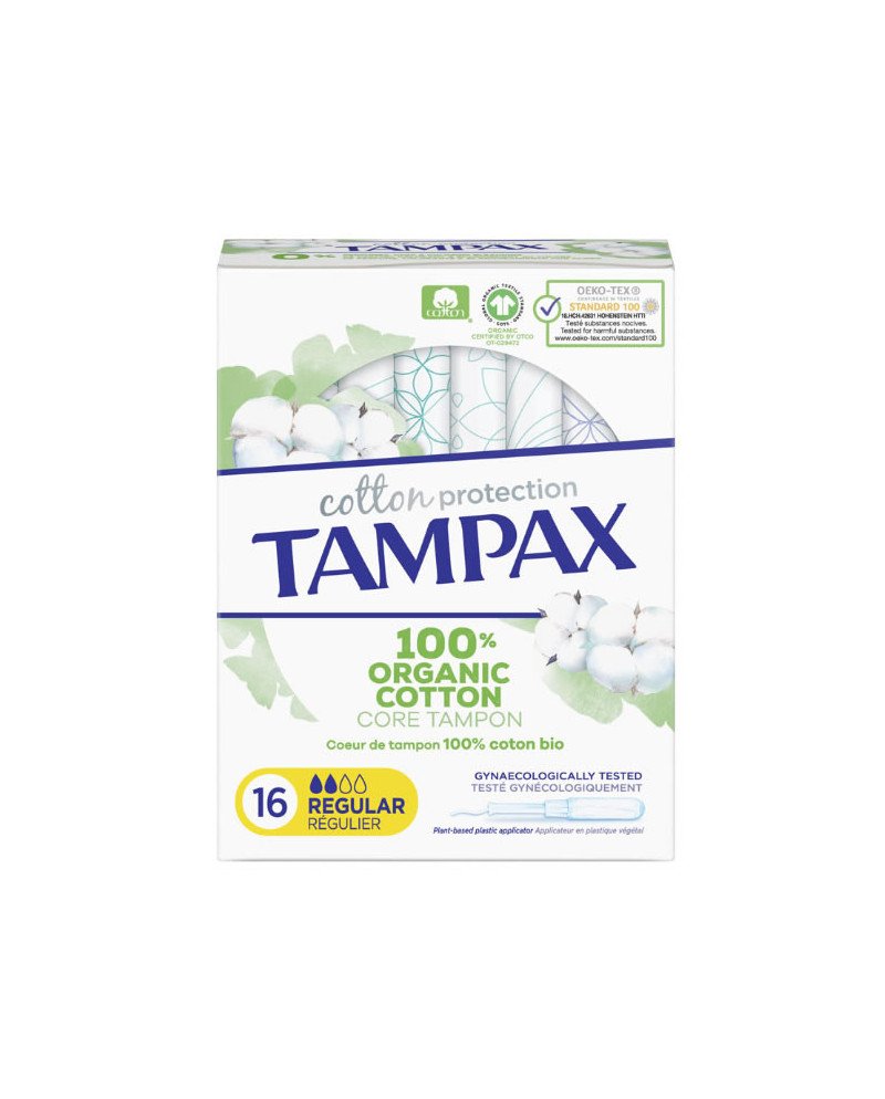 Tampax Organic Regular Tampón 16 Unidades