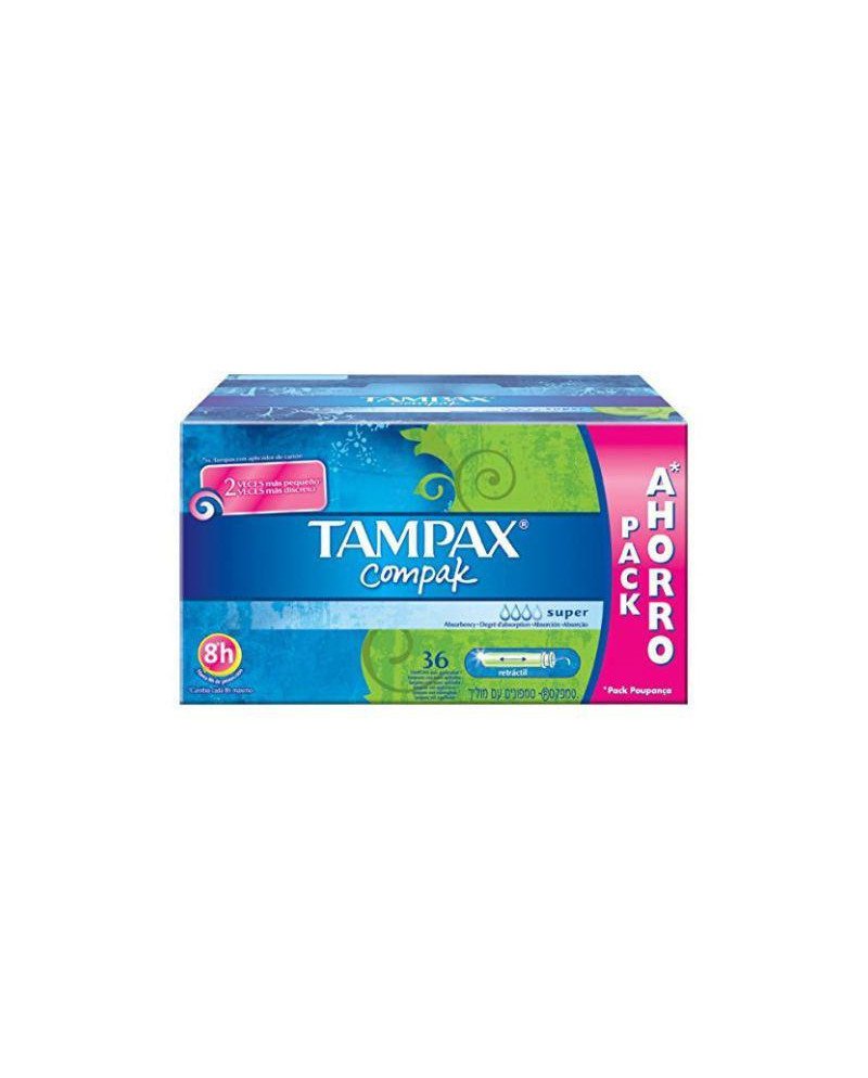 Tampax Compak Tampón Super 36 U