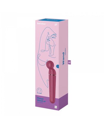 Satisfyer Planet Wand-Er Vibrador Berry + Rosegold 1Un